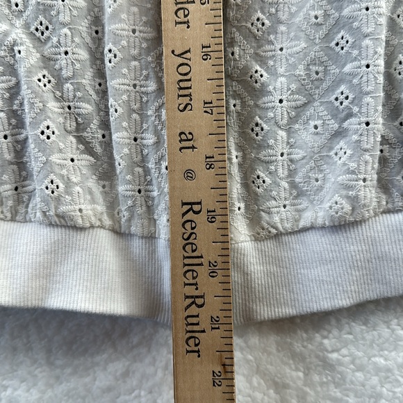 Free People Jacket Eyelet Crop Track Jacket Size XSmall - Picture 10 of 11